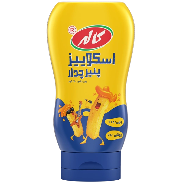 پنیر چدار 250گ اسکوییز کاله