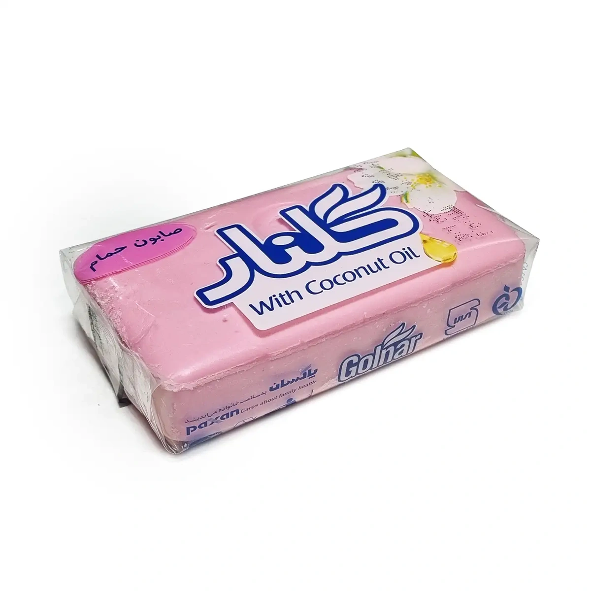 صابون حمام تکی صورتی گلنار