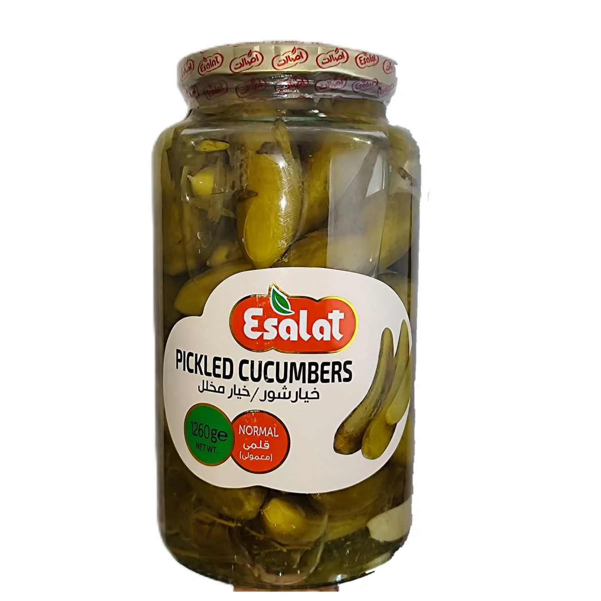 خیار شور شیشه ای 1.2گ اصالت