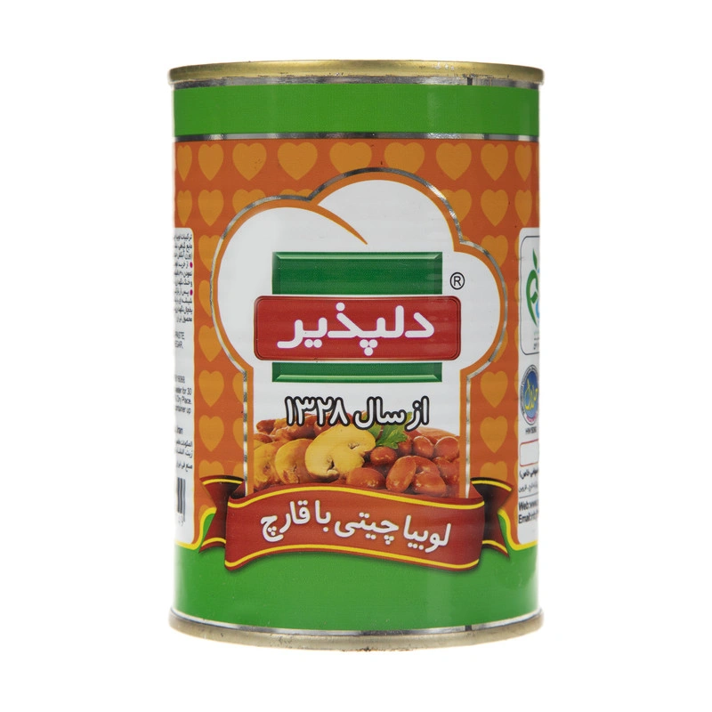 کنسرو لوبیا چیتی با قارچ دلپذیر