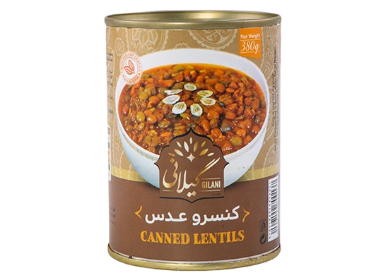 کنسرو عدسی 380گ گیلانی
