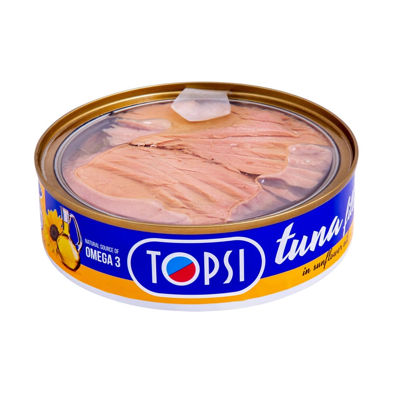 کنسرو فیله ماهی 200 گرم تاپسی