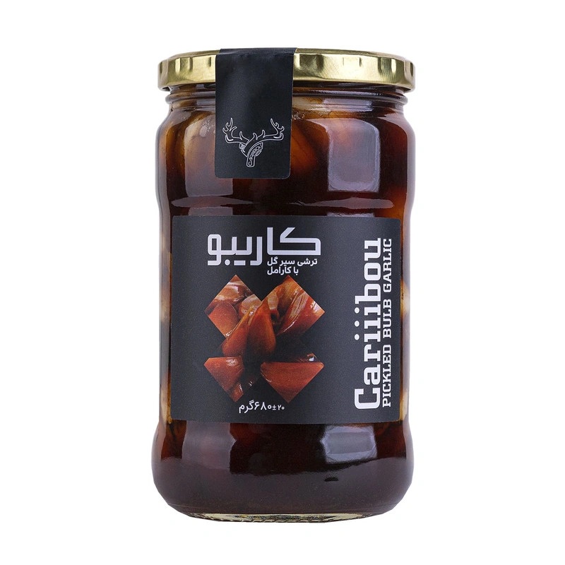 ترشی سیر گل با کارامل 680گ کاریبو