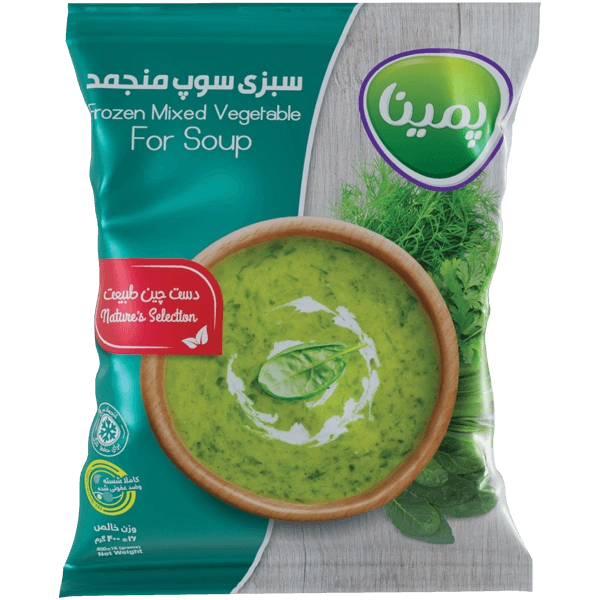 سبزی سوپ 400گ پمینا کاله