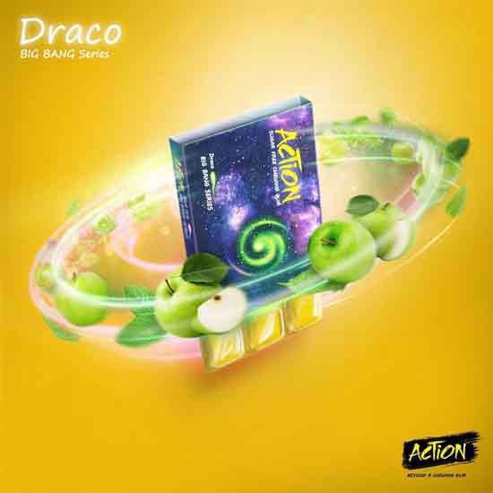 آدامس طعم سیب ونعنا طرح دراکو اکشن