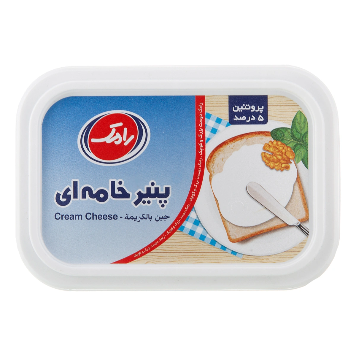 پنیر خامه ای 200گ رامک