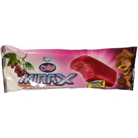 بستنی یخی آلبالویی با گلپر میهن