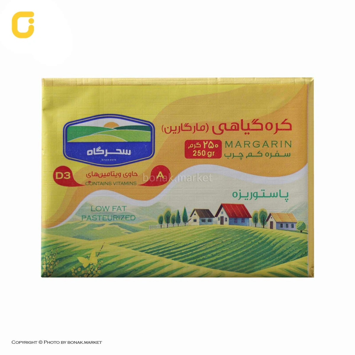 کره گیاهی مارگارین 250گ سحرگاه