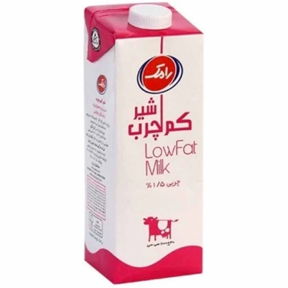 شیر پاکتی 1000گرم کم چرب رامک