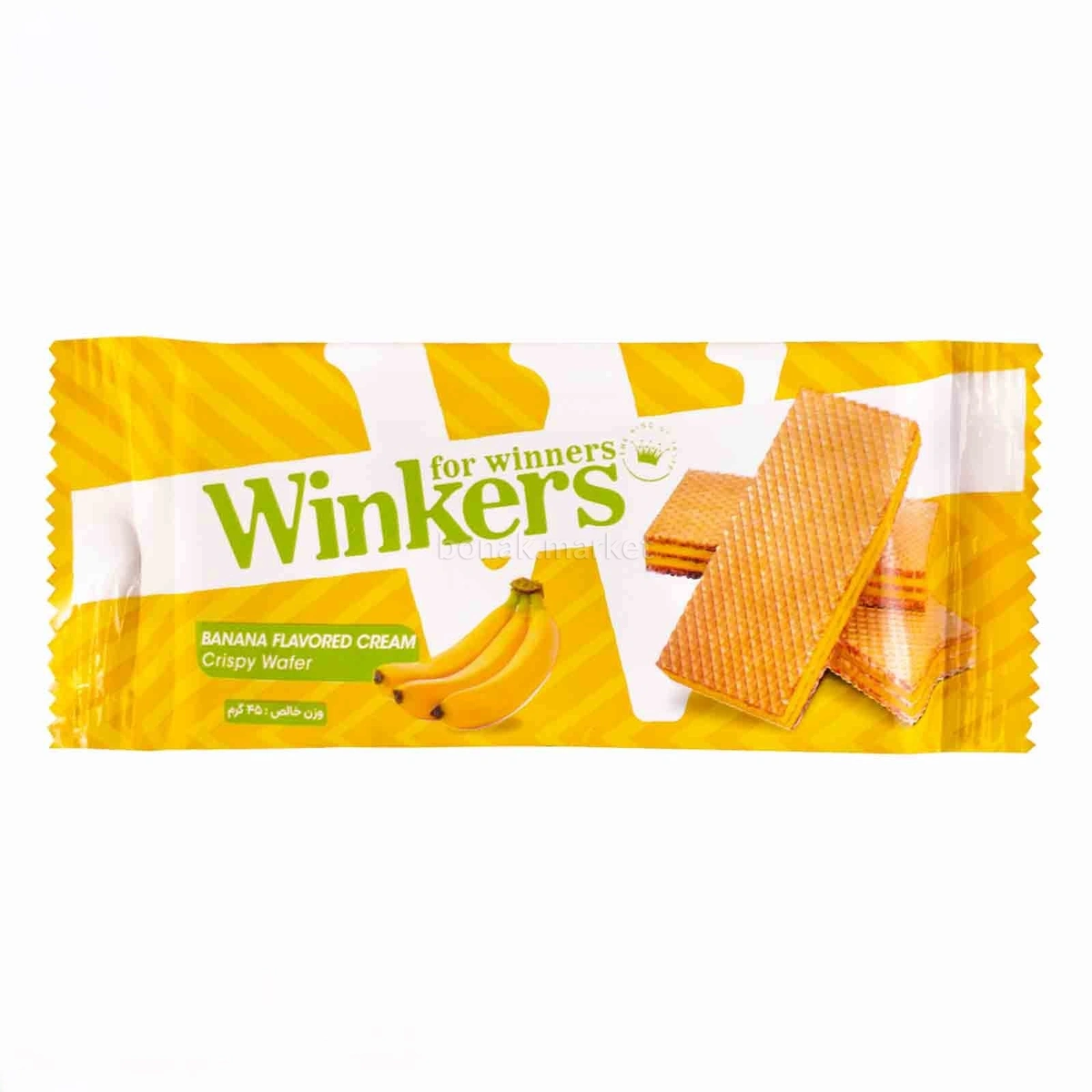 ویفر کرمدار باطعم موز45گ وینکرز