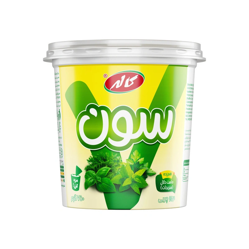 ماست طعمدار سبزیجات دلال 750گ کاله