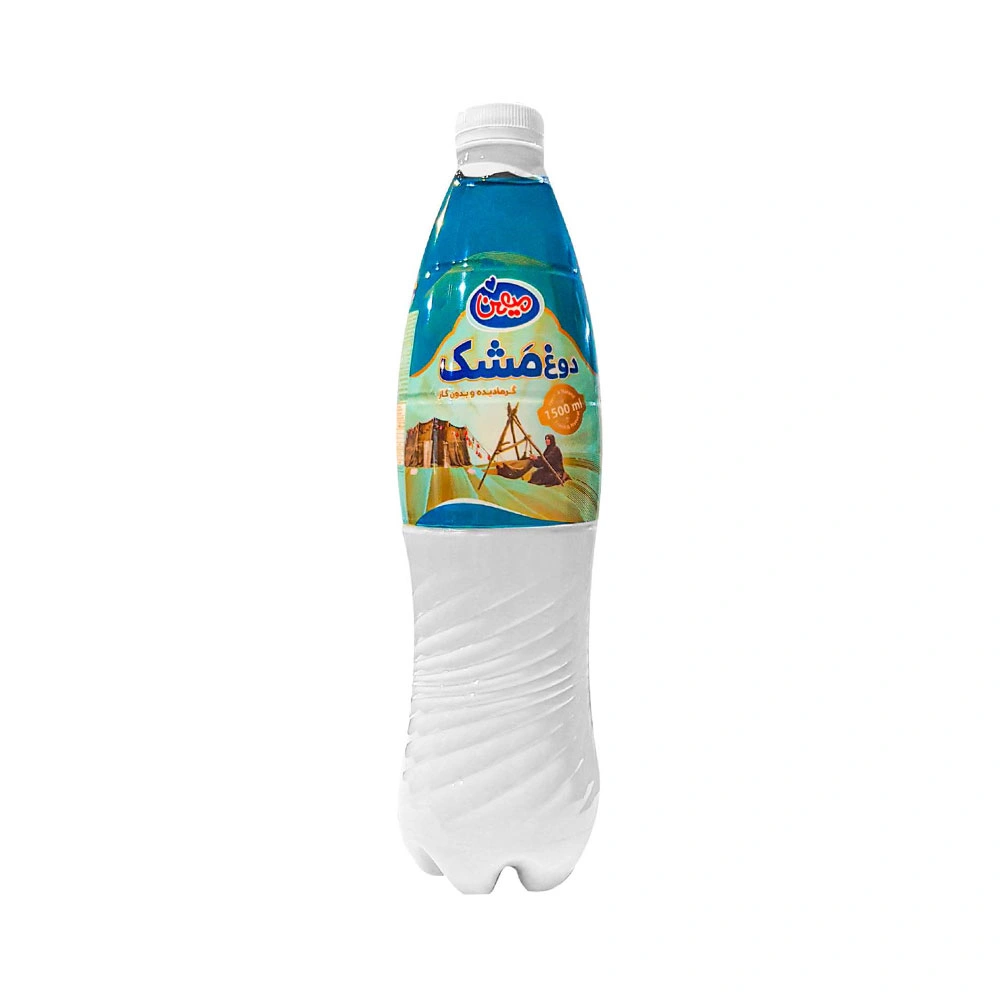 دوغ بدون گاز طعم دار مشک 1500میل میهن