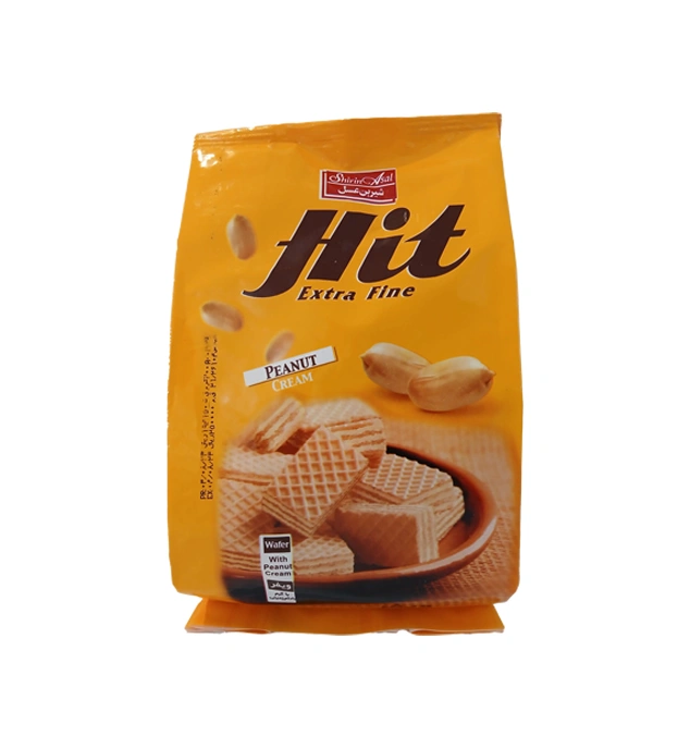 ویفر پاکتی با کرم بادام زمینی هیت