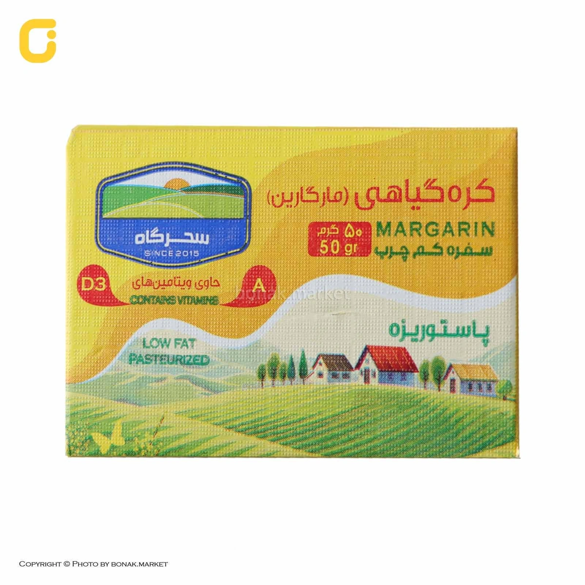 کره گیاهی کم چرب50گ سحرگاه