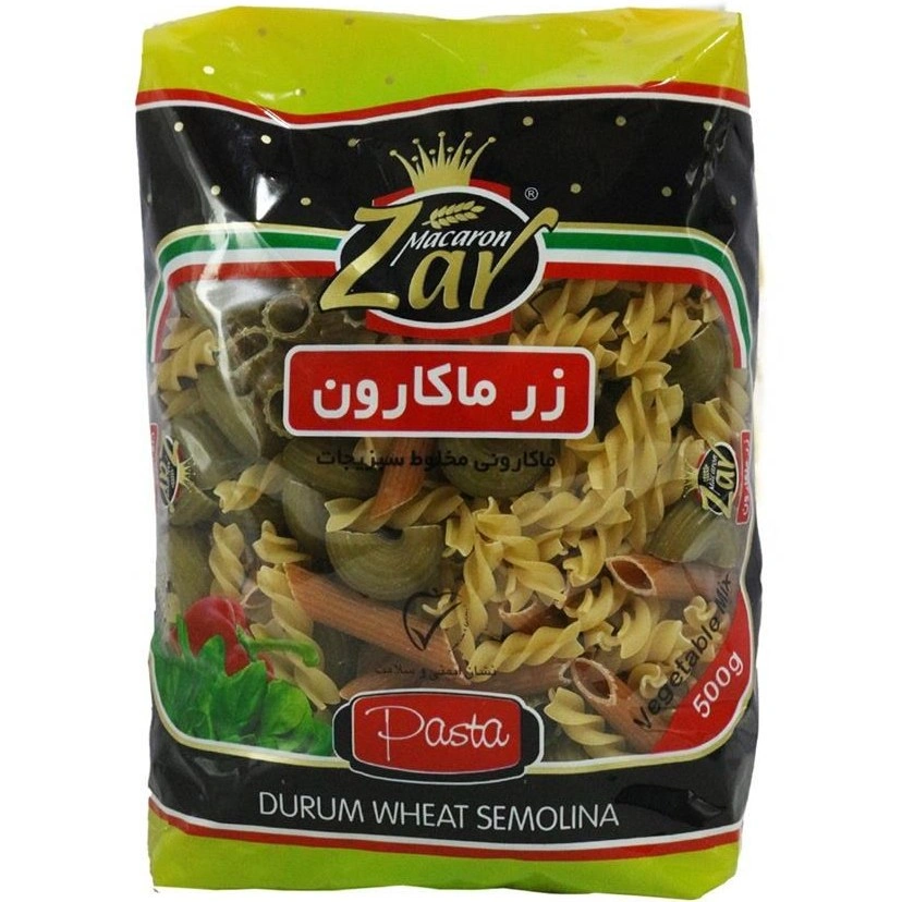 ماکارونی فرمی مخلوط سبزیجات زر