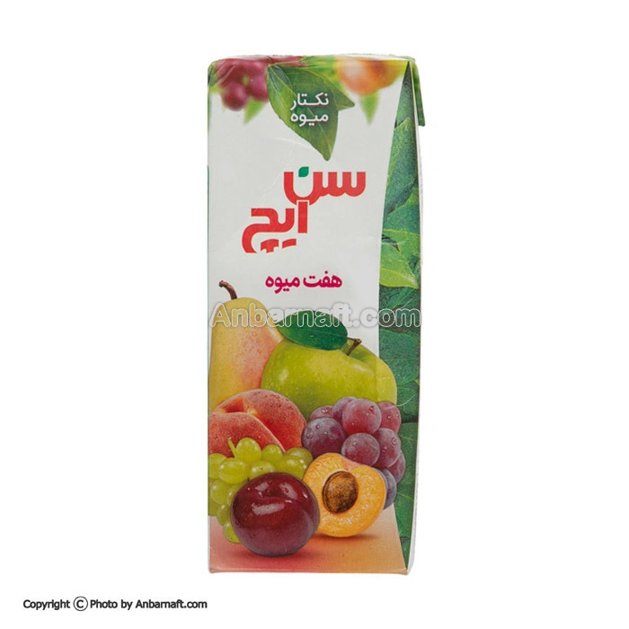 نکتار هفت میوه سن ایچ 200cc پاکتی