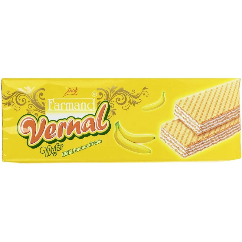 ویفر با کرم موزی 165گ فرمند