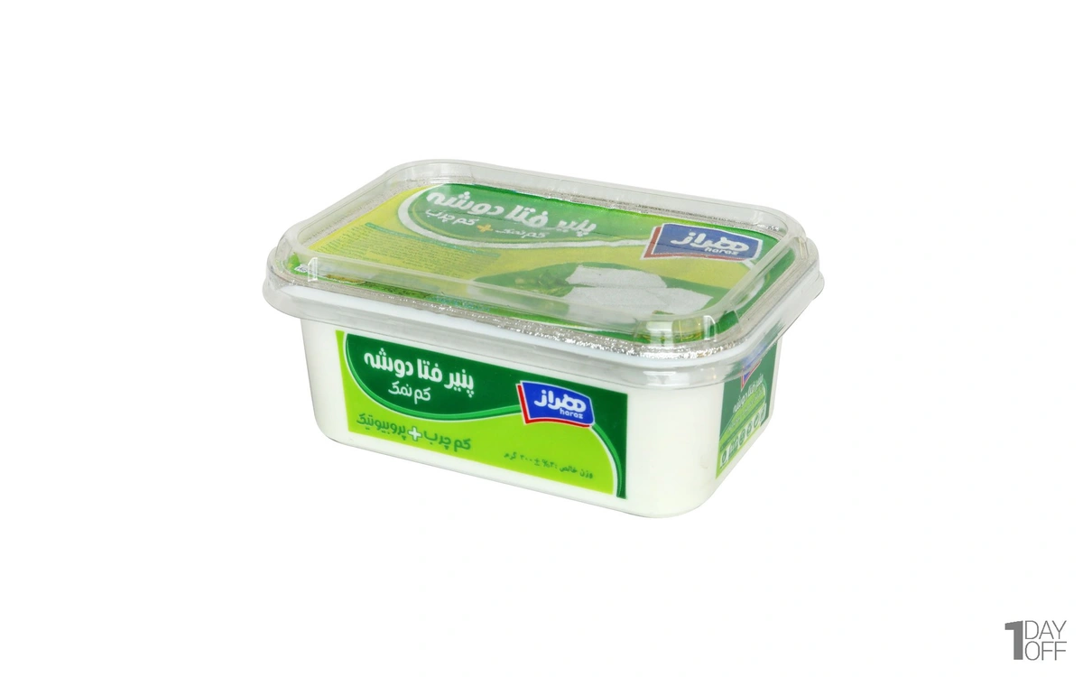 پنیرفتا دوشه کم نمک300گ هراز