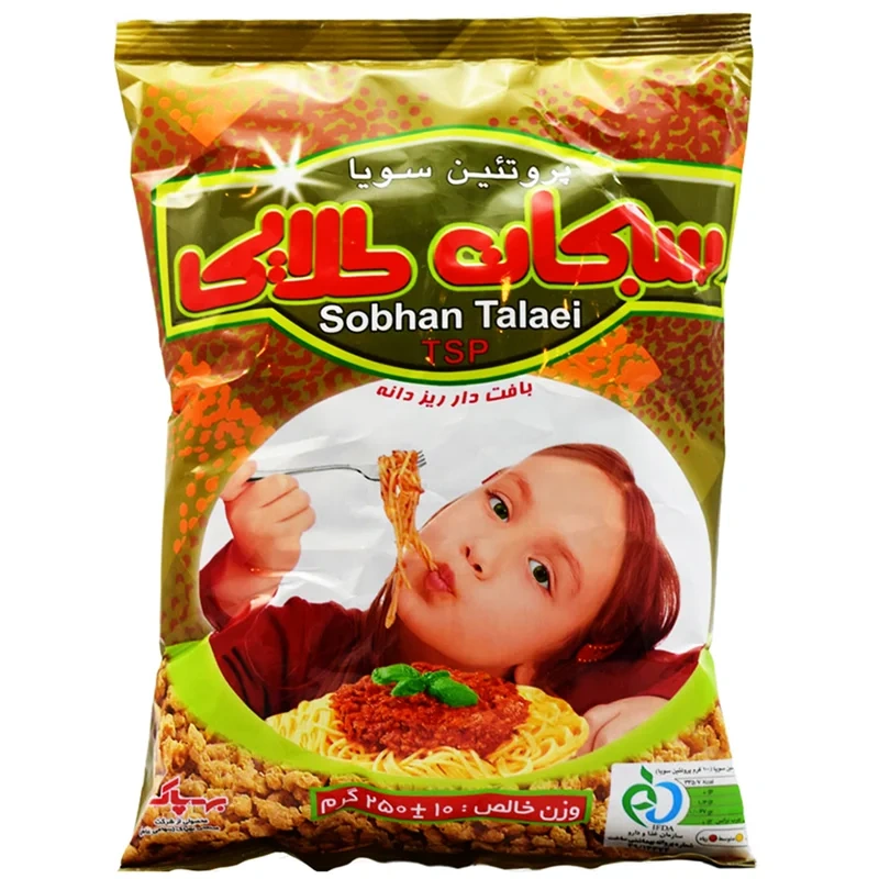 پروتئین سویا 250گرم سبحان طلایی