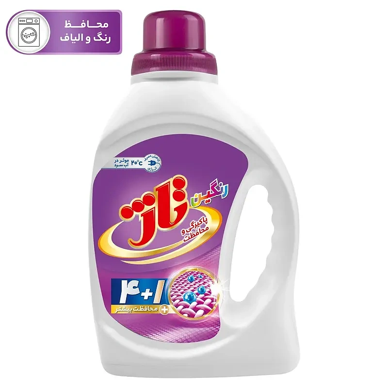 مایع لباس رنگین 1ک شکوفه بهاری تاژ