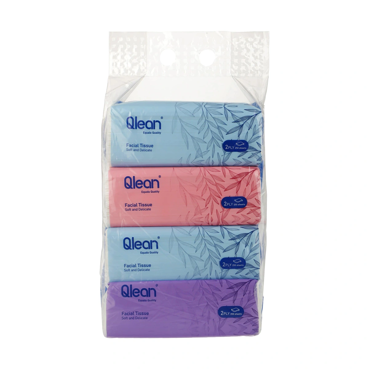 دستمال کاغذی اقتصادی 250برگ 4عددی کیولین