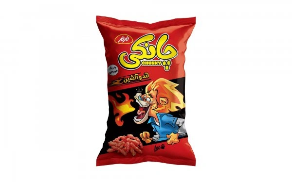 اسنک چانکی تندو آتشین 90گ مزمز