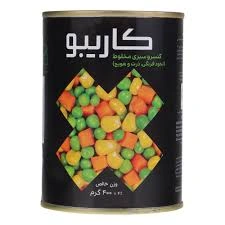 کنسرو مخلوط سبزیجات 400گ کاریبو