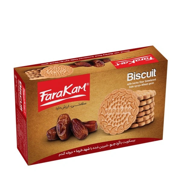 بیسکوییت آردجو +شهدخرمافراکام500گرم