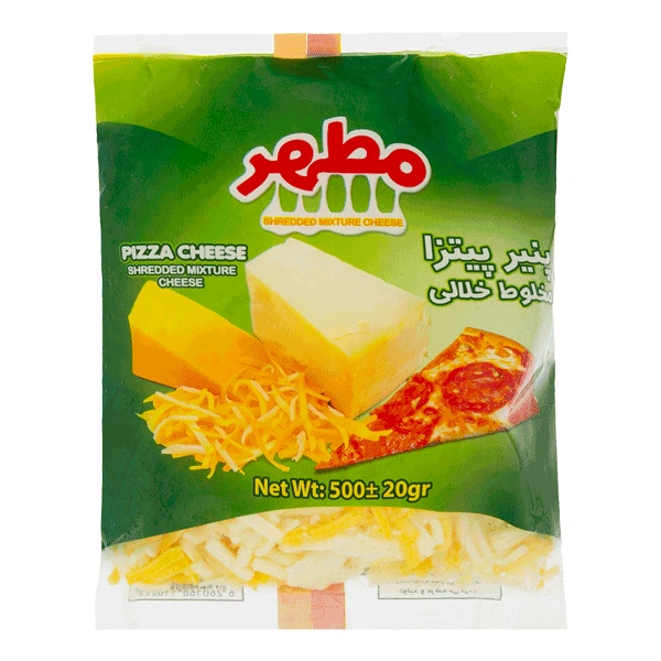 پنیر پیتزای مخلوط 500گرم مطهر