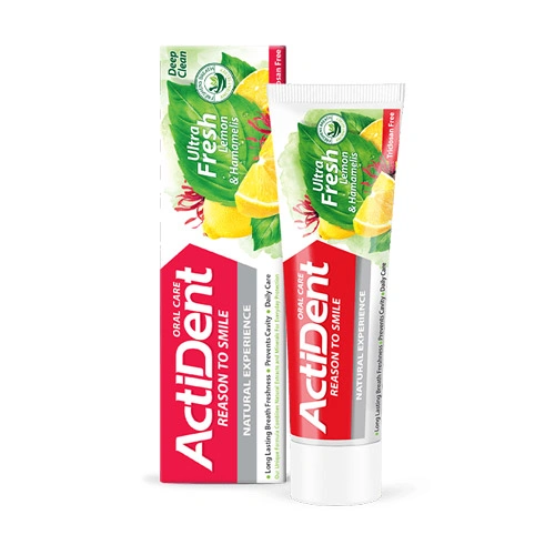 خمیر دندان لیمو وعصاره هاماملیس اکتیدنت