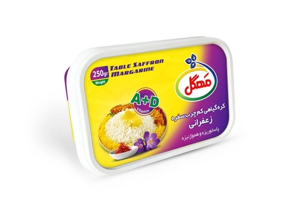 کره صبحانه کم چرب زعفرانی200گ مهگل