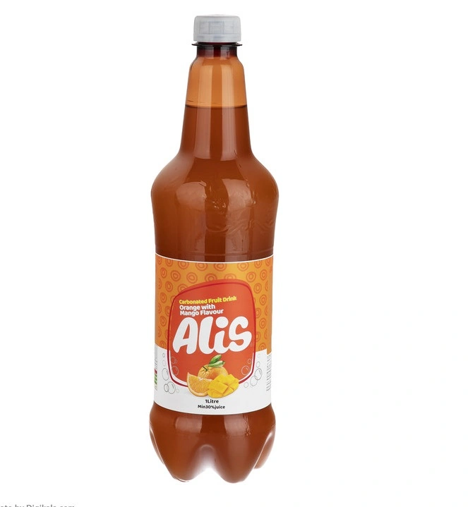 نوشیدنی پرتقال انبه گازدار 1لیتر عالیس