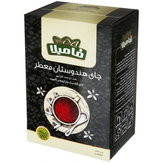 چای هندوستان بلک با رایحه برگاموت 450گ فامیلا