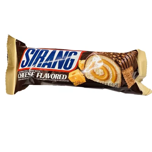 رول کیک پنیری با روکش کاکائو سیرنگ