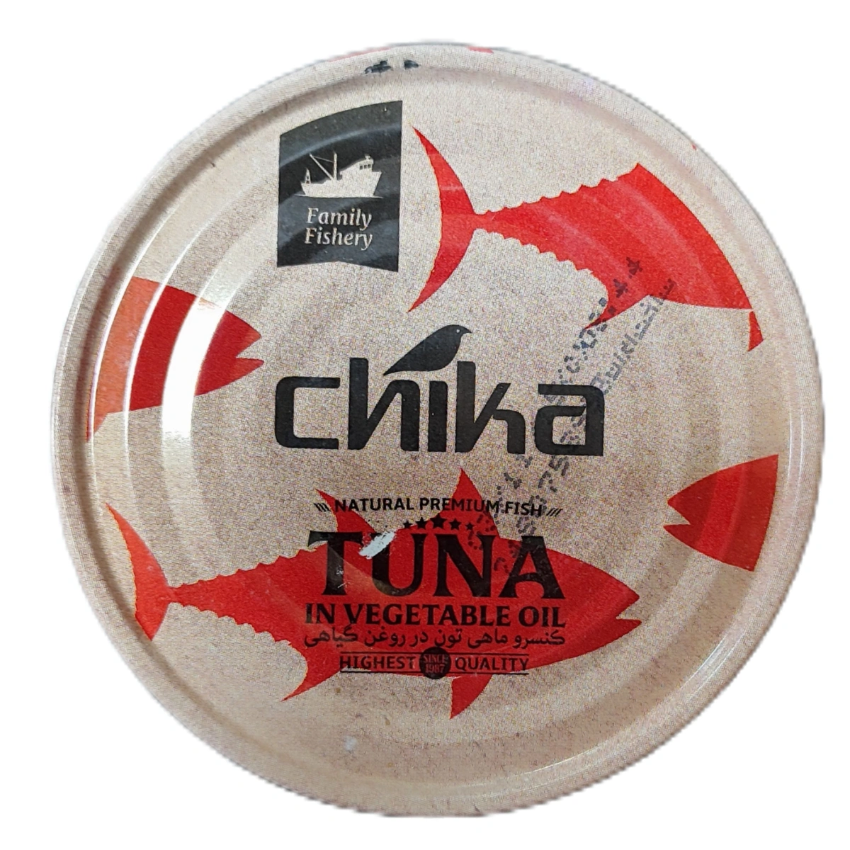 کنسرو ماهی تون 180گ چیکا