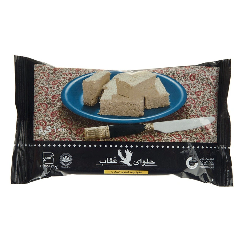حلوای ارده ساده 100 گرم عقاب