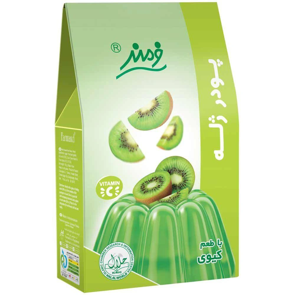 پودر ژله 100 گرم  کیوی فرمند