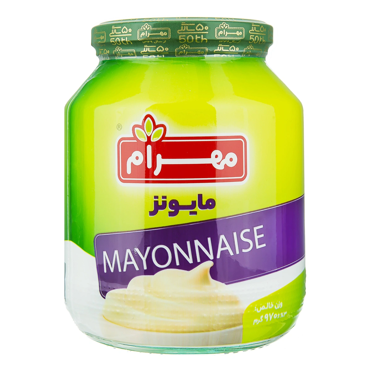 سس مایونز شیشه 970گ مهرام