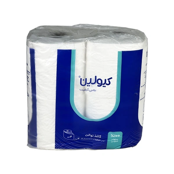 دستمال توالت 4 رول کیولین