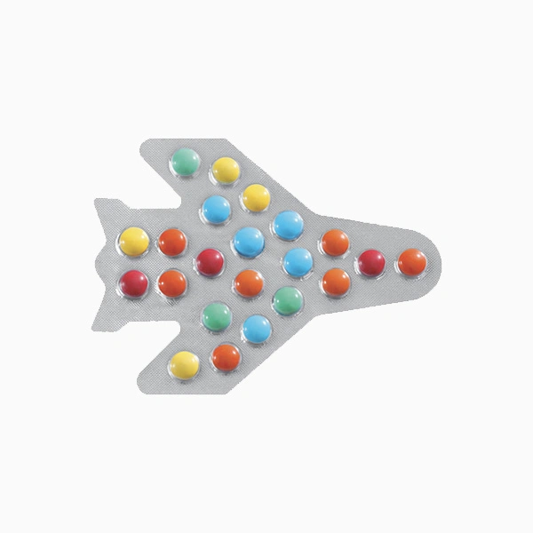 دراژه کاکائویی ورقی پاپت بلستر میکس