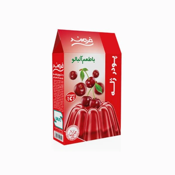 پودر ژله 100 گرم  آلبالو فرمند