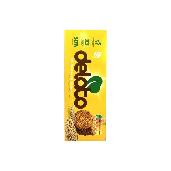 بیسکوییت سبوس دار چند غله دلاتو 350گرم