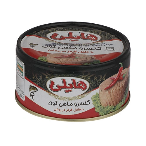 کنسرو ماهی 180گرم هایلی با فلفل قرمز