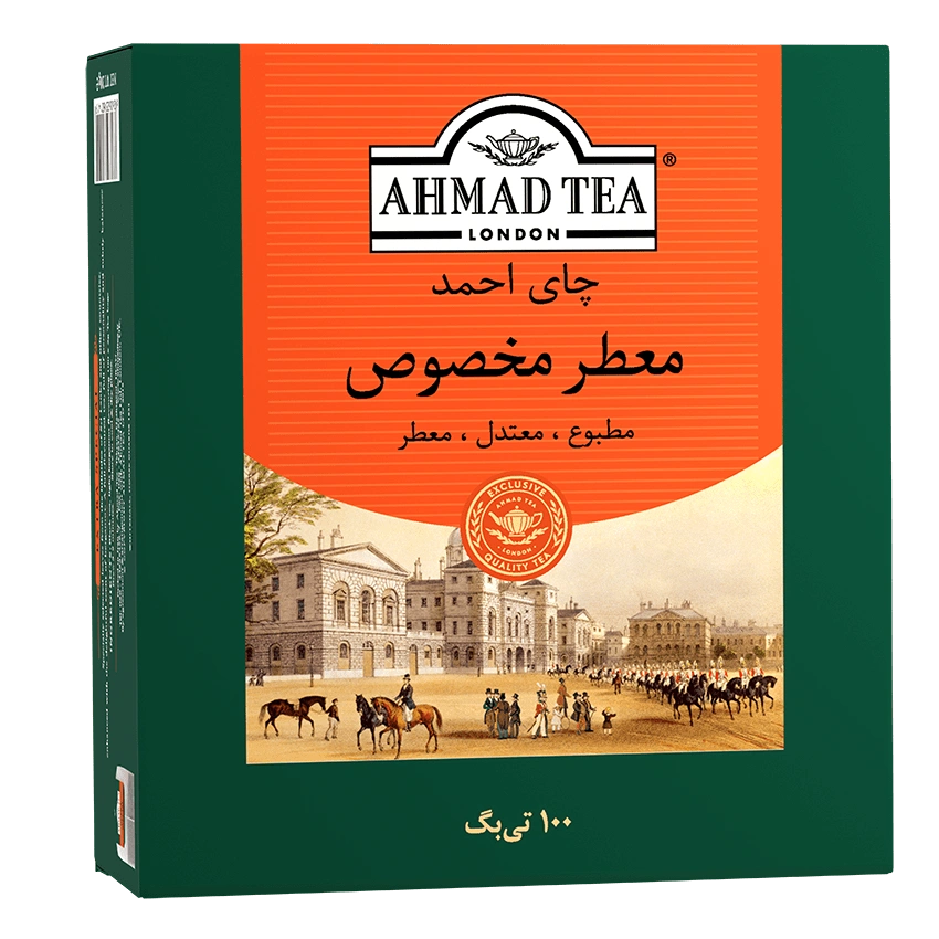 تی بگ معطر مخصوص 100عددی احمد