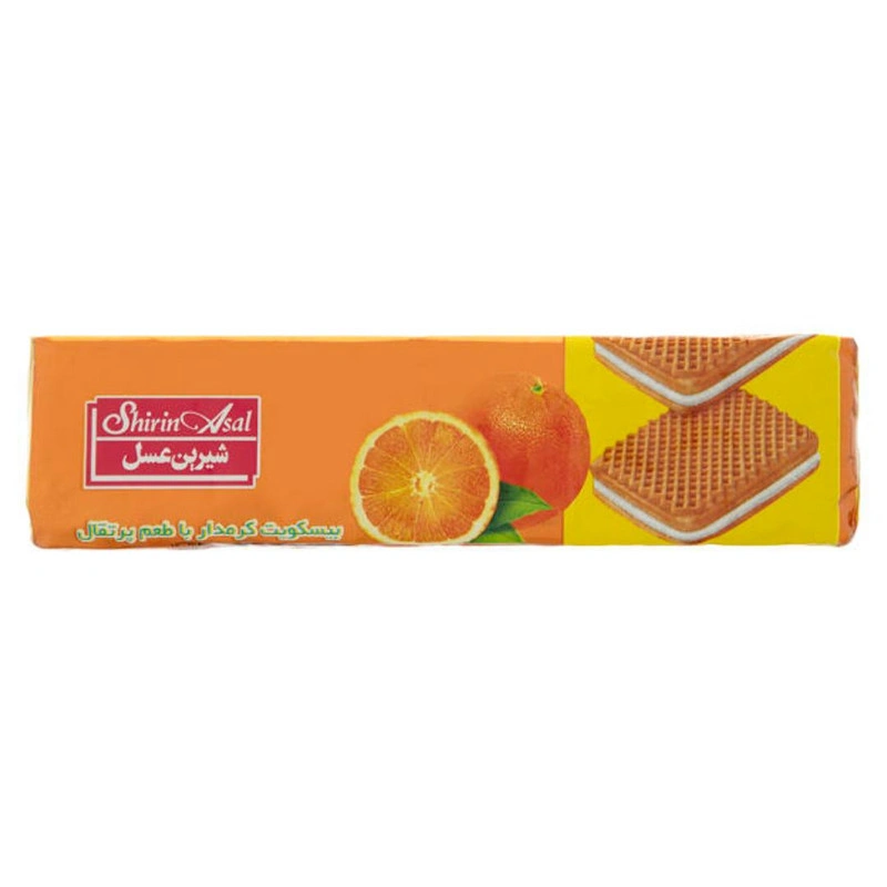 بیسکویت کرمدار پرتقالی شیرین عسل