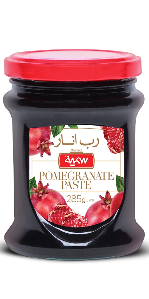 رب انار شیشه 285 گرم سمیه