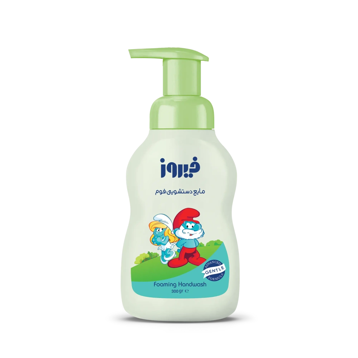 فوم دستشویی کودکانه سبز فیروز