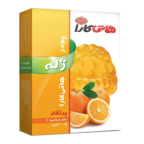پودر ژله 100گ پرتقال هاتی کارا