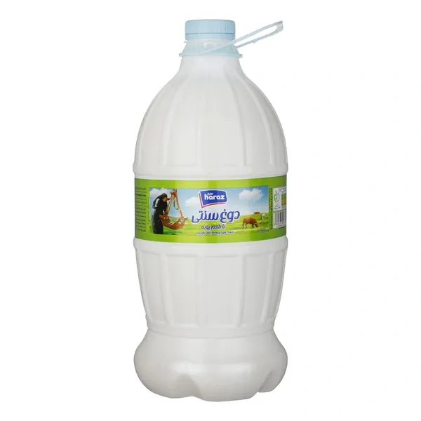 دوغ سنتی با طعم پونه بدون گاز 4/2میل هراز