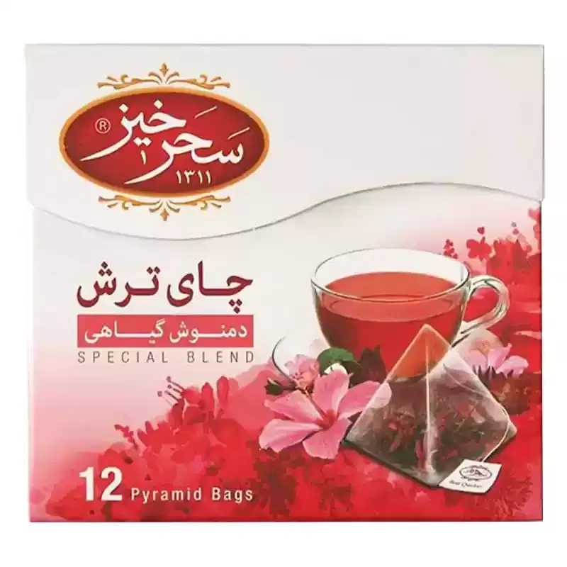 دمنوش گیاهی چای ترش 12عددی سحرخیز